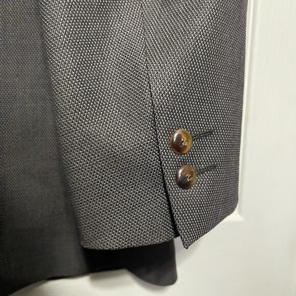 Vintage Canali Sport Coat Mens Brown Milano Bernini Blazer Wool Jacket 48 Italy - Picture 3 of 10